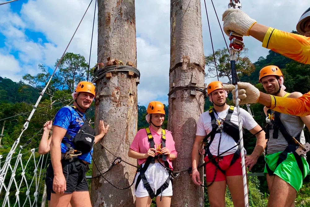 Канатная дорога на Самуи Hawk Adventure вид 1