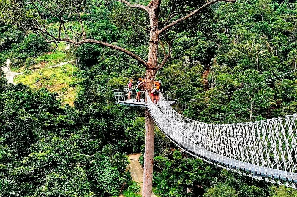 Канатная дорога на Самуи Hawk Adventure вид 6