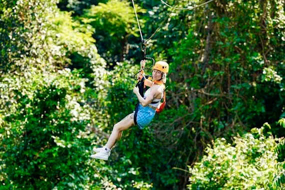 Канатная дорога на Самуи Hawk Adventure вид 10