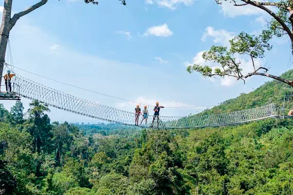 Канатная дорога на Самуи Hawk Adventure вид 16