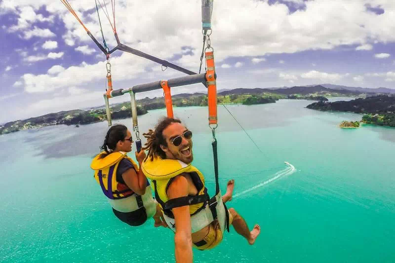 Парасейлинг на Самуи вид 2